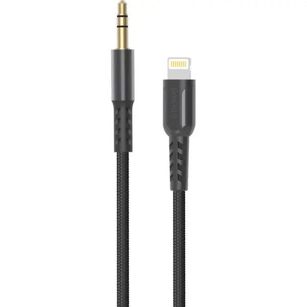 Porodo Metal Braided Lightning to AUX Cable 1.2M – كيبل لايتننغ تو اوكس من بورودو