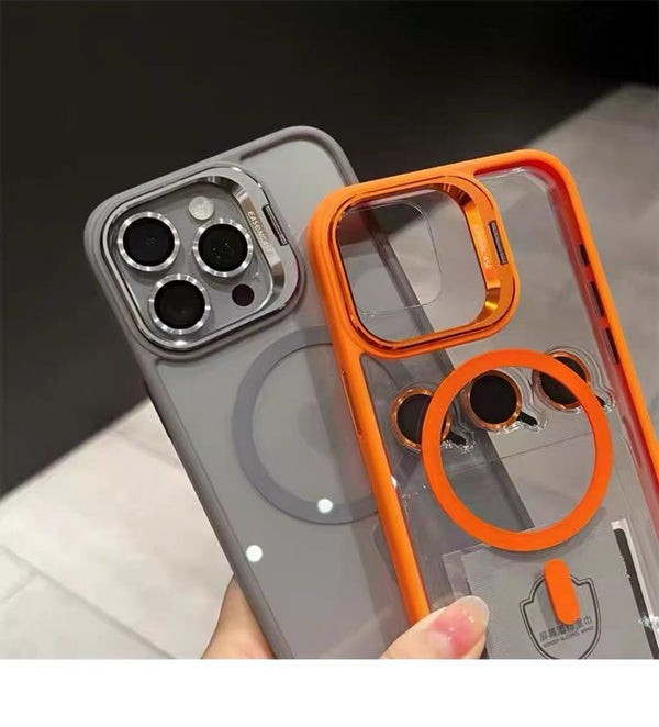 M5 EASY CASE FOR IPHONE- كفر ماك سيف مع عدسات كامرا واطار للايفون