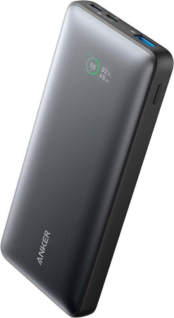 ANKER 533 POWER BANK 10000 MAH 25W -باروبنك 10000 ملي امبير 25 واط مع شاشة رقمية من انكر