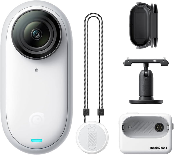 INSTA360 GO3 ACTION CAMERA 2.7K 128GB - كاميرا تصوير انستا 360 درجة بتخزين 128 جيجابات