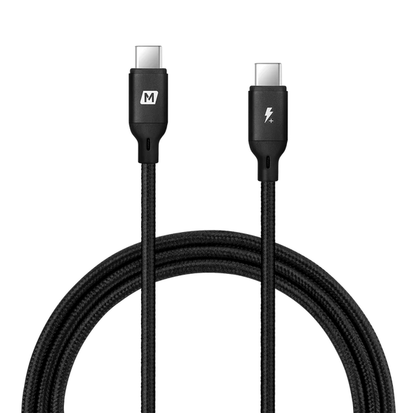 MOMAX GOLINK USB-C TO USB-C PD CABLE 100W DC19 + DC20 - كيبل تايب سي تايب سي 100 واط من موماكس