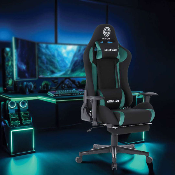 GREEN LION GAMING CHAIR 2 BLACK - كرسي الالعاب الاحترافي من كرين