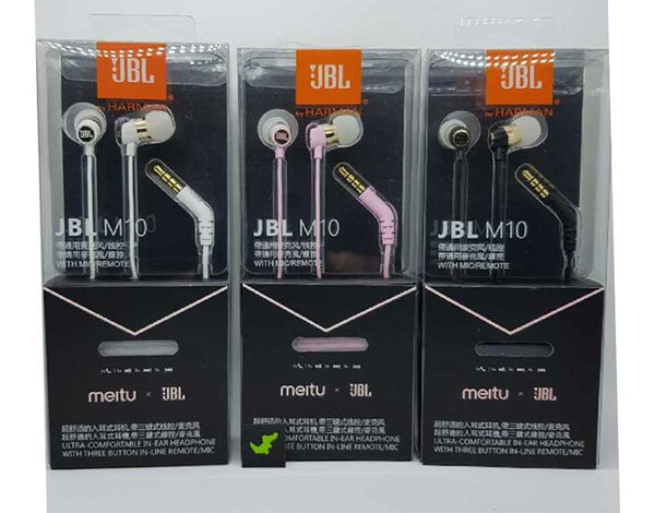 JBL M10 EARPHONE AUX 3.5 MM - سماعات واير من جي بي ال