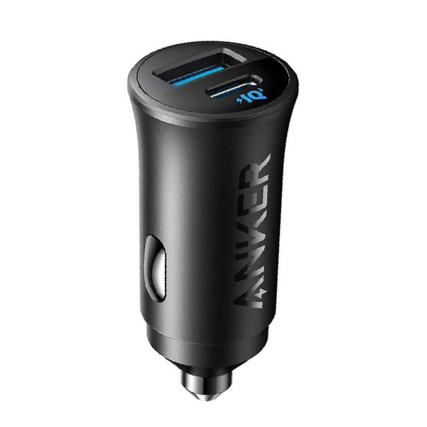 Anker Car Charger 30W 2-Ports Black - شاحن سيارة 30 واط من انكر