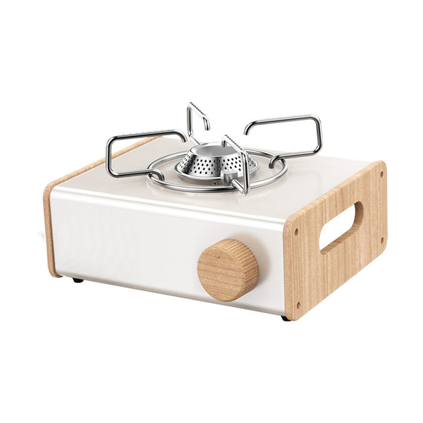 Porodo Lifestyle Camping Portable Single Burner Gas Stove 2800W Light Brown - طباخ صغير محمول للتخييم من بورودو