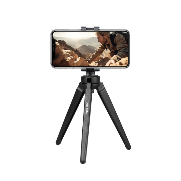 Porodo Table Tripod - ستاند هاتف مكتبي ثلاثي القوائم من بورودو