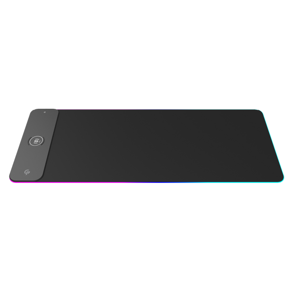 Porodo Gaming RGB MousePad with 15W Wireless Charger - لوحة الماوس للالعاب مع شاحن لاسلكي 15 واط واضاءة من بورودو