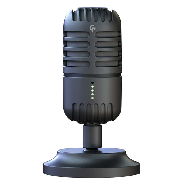 Porodo Gaming Basic Cardioid Microphone with Fixed Stand Black - مايكروفون للألعاب أساسي على شكل قلب مع حامل ثابت من بورودو