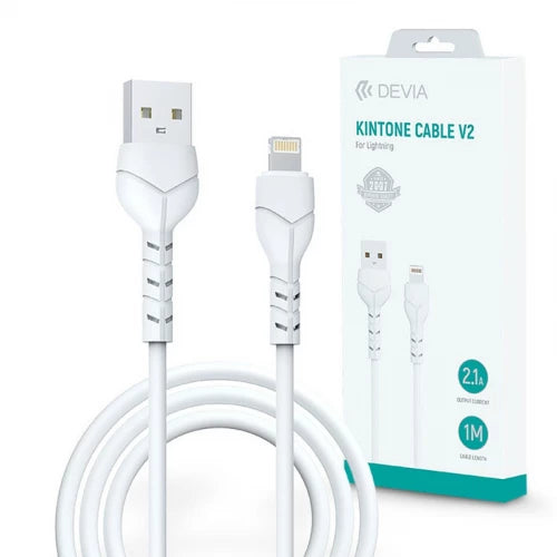 DEVIA KINTONE V2 USB TO LIGHTNING CABLE 1M - كيبل ايفون لايتننغ من ديفيا