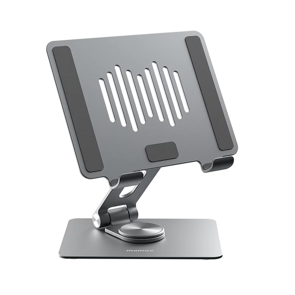 MOMAX Fold Stand Swivel Tablet Holder KH8- ستاند المنيوم للايباد من موماكس