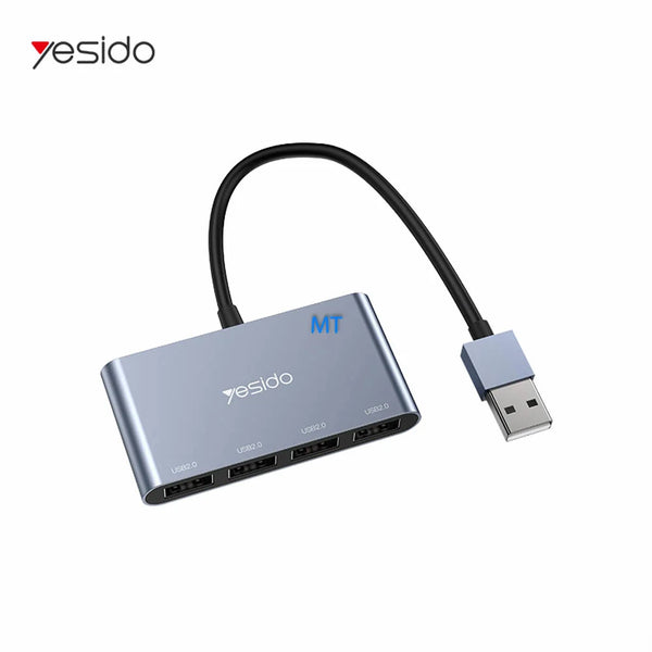 YESIDO HUB Adapter USB 2.0 High Speed Hub Spilitter HB12 - توصالة متعددة المنافذ من يوسيدو