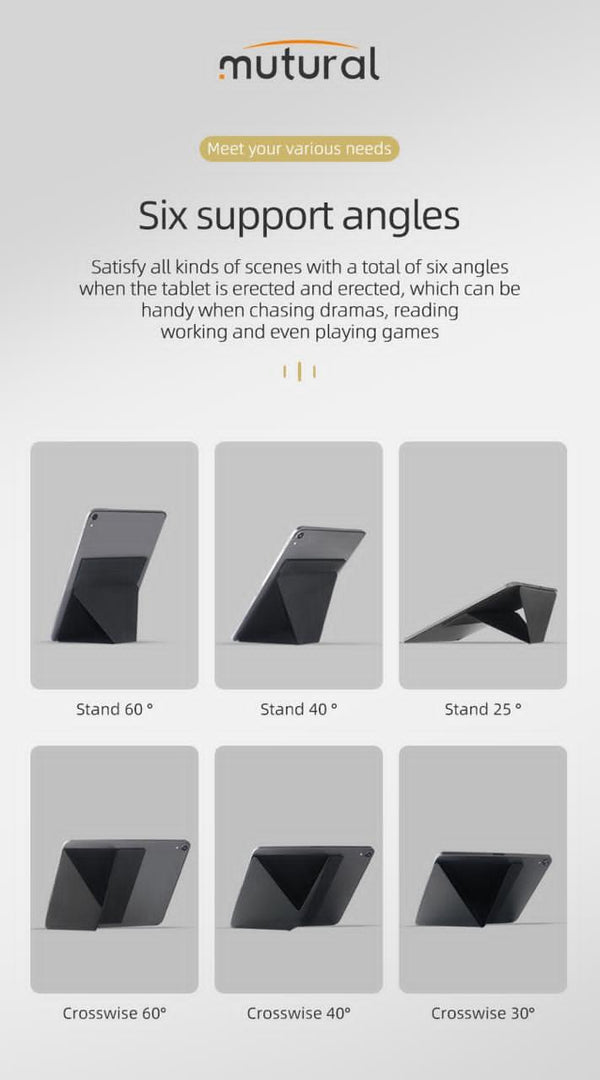 ستاند تثبيت جلد للايباد MUTURAL THINENEST& ADJUSTABLE STAND