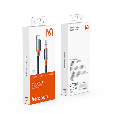 MCDODO TYPE-C DIGITAL AUDIO CABLE TO AUX CA-0820 - كيبل اوكس تايب سي من مكدودو